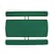 National Public Seating Rectangle Folding Picnic Table, Green, Plastic, 8 Seats, 72 in L, 29 1/2 in H Overall Plank BMPT3072-BK06 - alternate 1